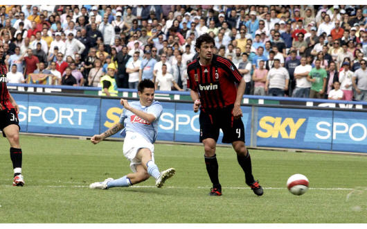 Hamsik realizza il 1° gol