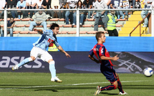 Il tiro-gol di Lavezzi
