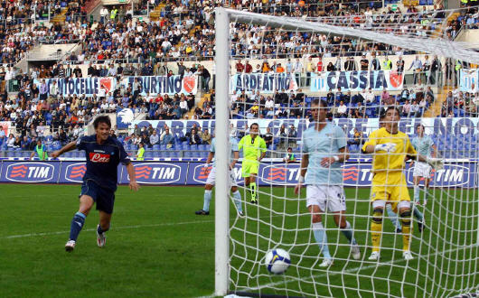 L'autogol di Siviglia su cross di Lavezzi