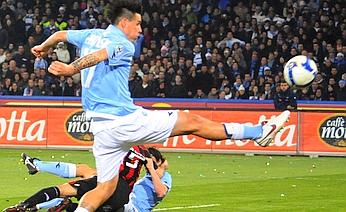 Il gol di Hamsik annullato ingiustamente.