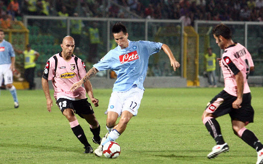 Hamsik in azione
