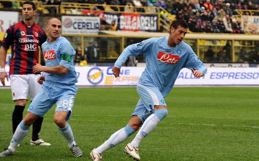 Rinaudo esulta dopo il gol
