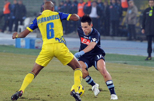 Hamsik in azione