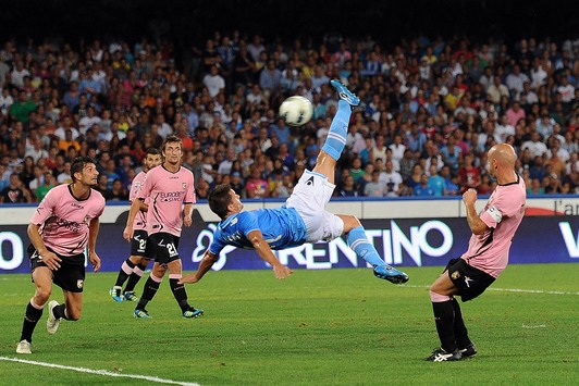 Lo splendido gol in rovesciata di Maggio