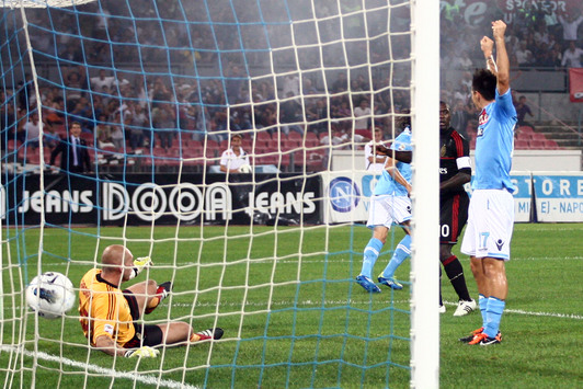 Il 1° gol di Cavani