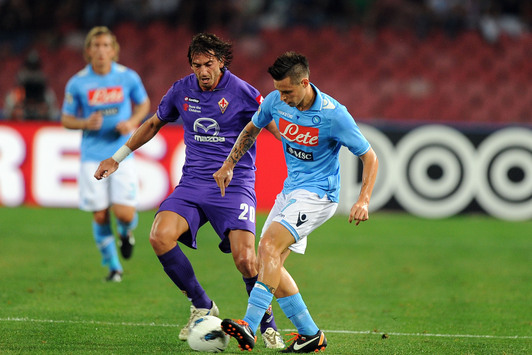Hamsik in azione