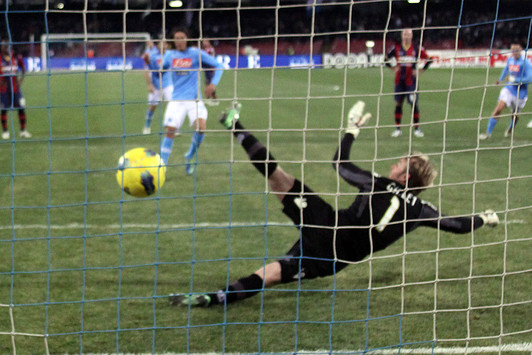 Il gol di Cavani
