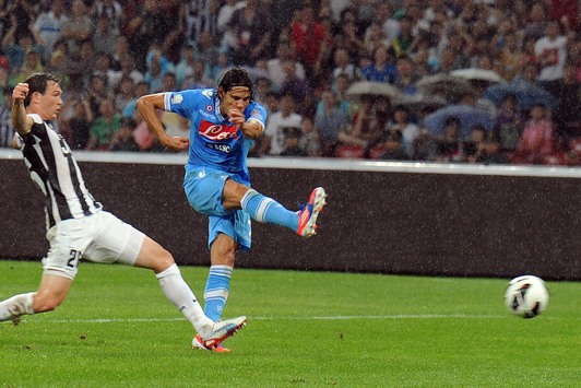 Il gol di Cavani