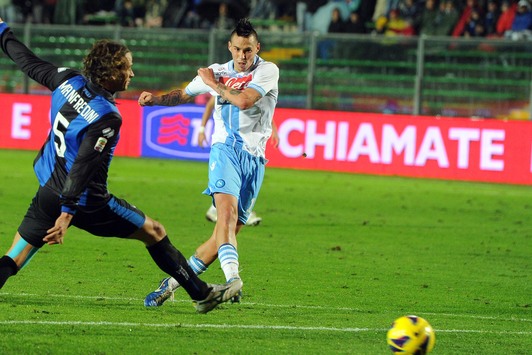 Hamsik in azione