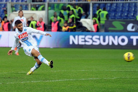 Il gol di Insigne del definitivo 2-4