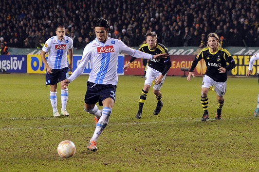 Il rigore di Cavani