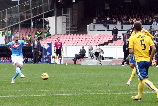 Il 2° gol di Inler del definitivo 5-1
