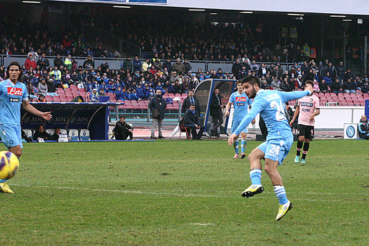 Il terzo gol di Insigne