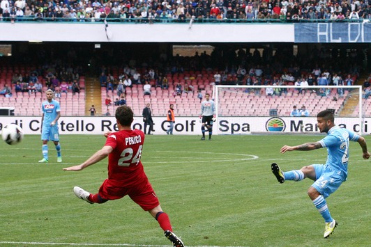 Il gol di Insigne del 3-2