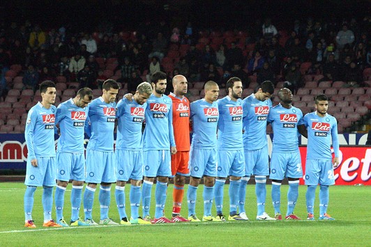 La squadra in campo