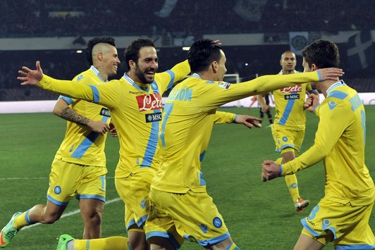 La gioia degli azzurri