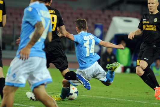 Il gol di Mertens