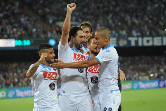 Higuain festeggiato