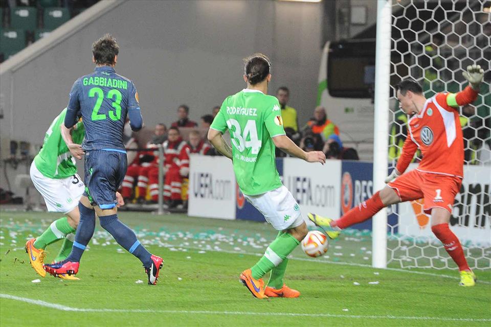Il gol di Gabbiadini