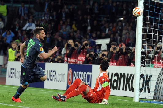 Il gol di Mertens