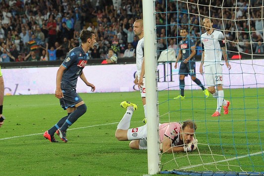 Il gol di Gabbiadini