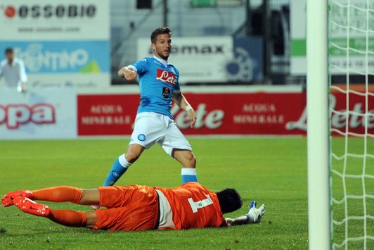 Il primo gol di Mertens
