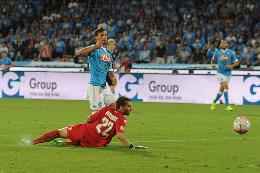 Il gol di Gabbiadini
