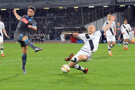 Il 1~{B0~} gol di Mertens
