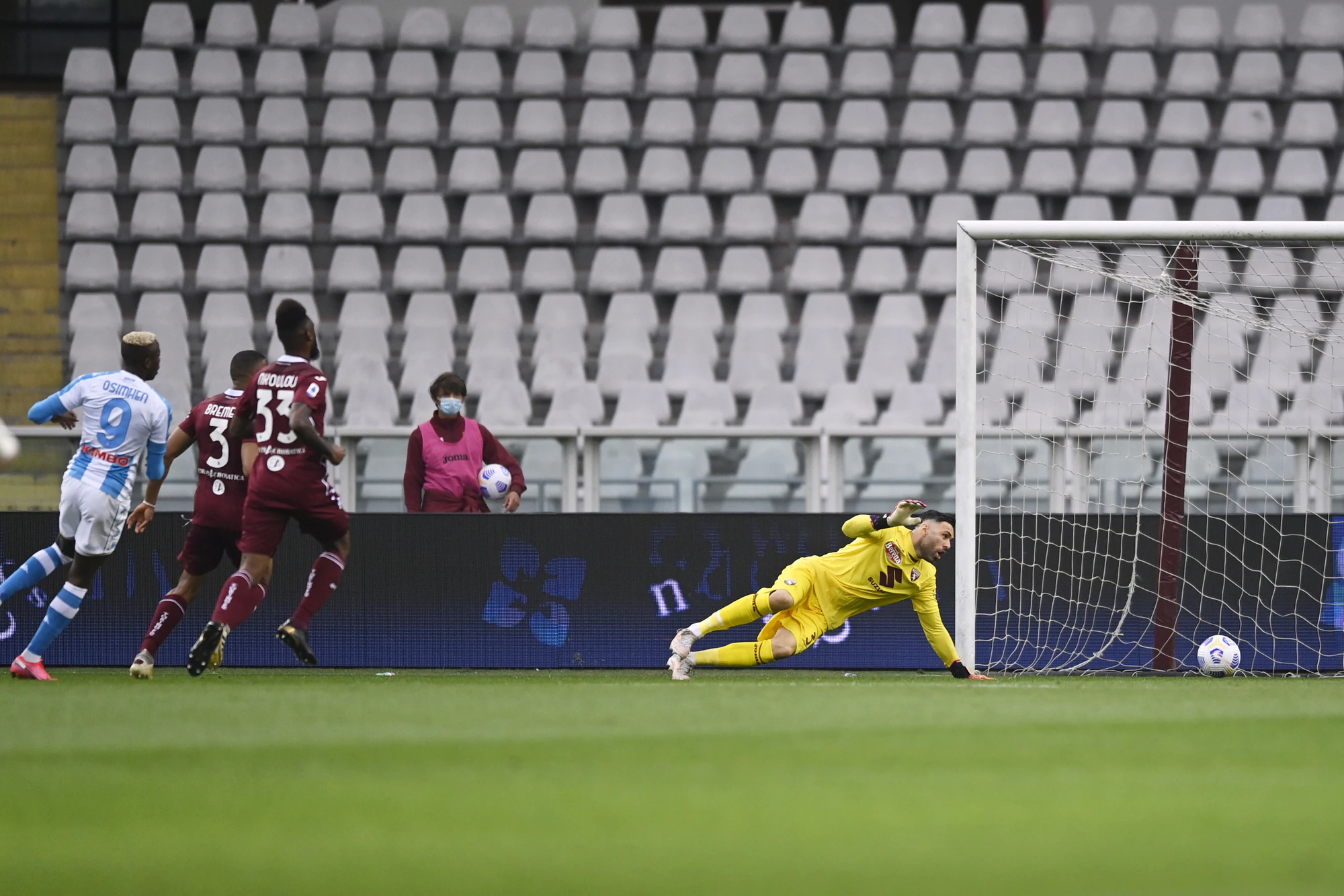 Il gol di Osimhen