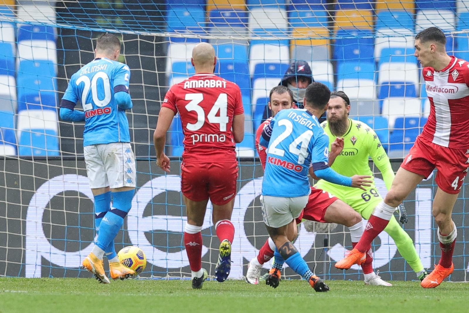 Il primo gol di Insigne