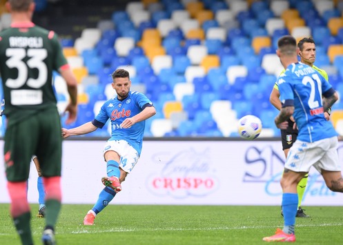 Il gol di Mertens