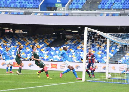 Il gol di Osimhen