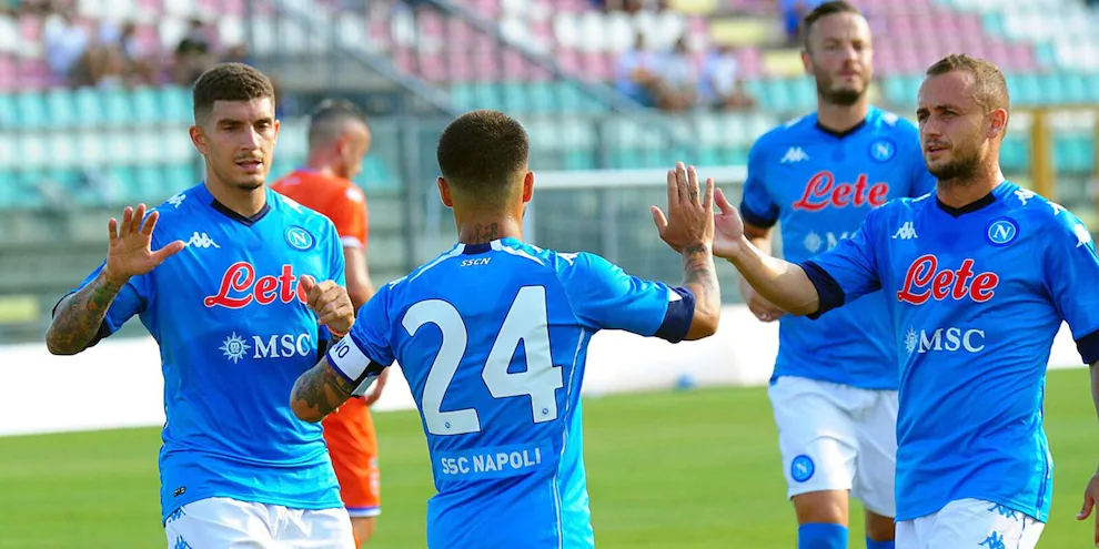 Festeggiamenti dopo il gol